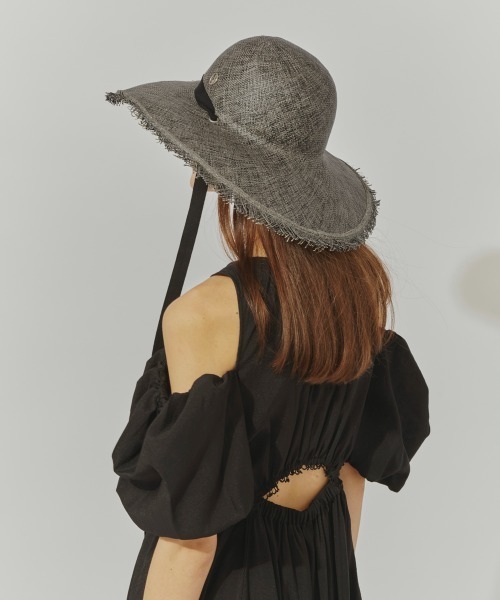 chapeaud'o シャポードオー 麦わら帽子　キャペリン Chapeau d' O 帽子 ハット Fringe Paper Caperine