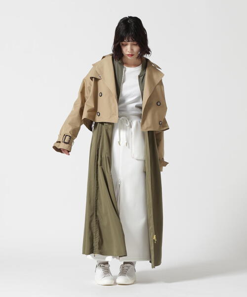 RISLEY ベージュ トレンチコート Risley トレンチコート コート Risley/リズレー/ショート