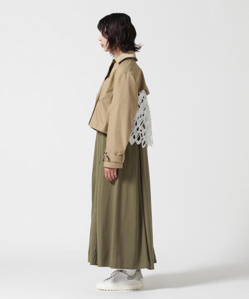 RISLEY ベージュ トレンチコート Risley× Dickies/リズレー×ディッキーズ】トレンチコート