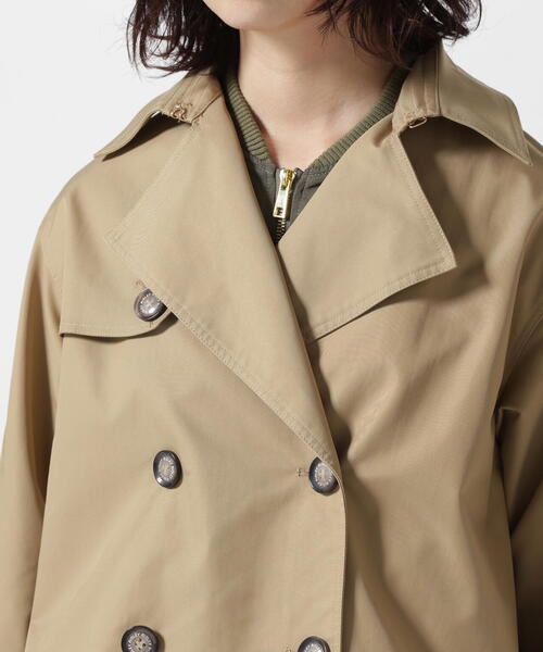 RISLEY ベージュ トレンチコート Risley トレンチコート コート Risley/リズレー/ショート