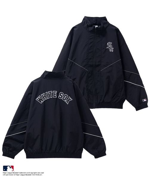 Genuine Merchandise MLB バルキリージャケット M 黒/赤 mazume レッドムーンライフジャケットⅨ