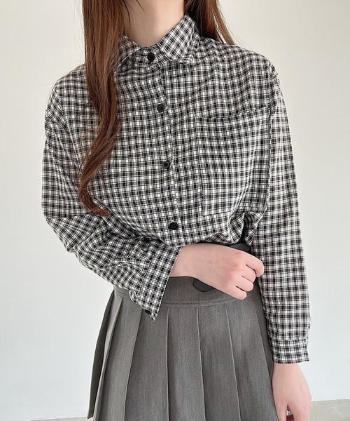 ブラウス シャツ チェックシャツ レディース : ZOZOTOWN Yahoo