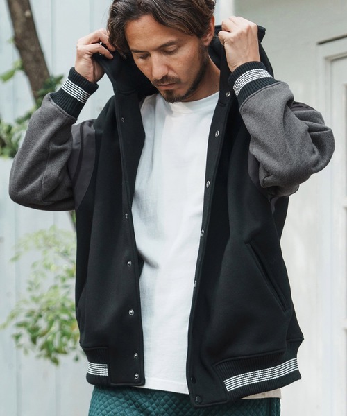 CAMBIO（カンビオ） スタジャン S ブラック×グレー メンズ : ZOZOTOWN