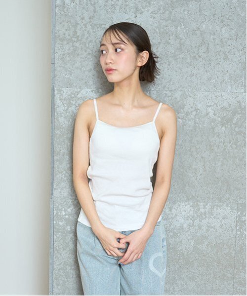 LOVETOXIC タンクトップ 肌着 「ベーシック」「綿100％」カップつき