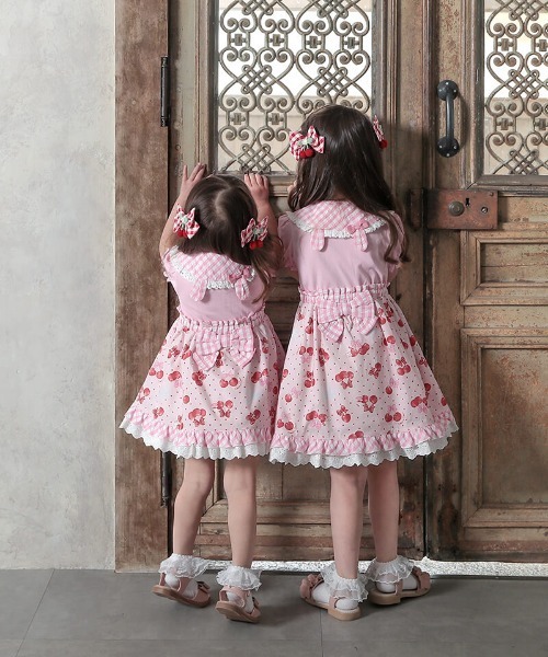 coeur a ワンピース ドッキングワンピース キッズ 子供服 女の子