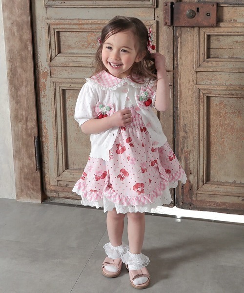coeur a ワンピース ドッキングワンピース キッズ 子供服 女の子