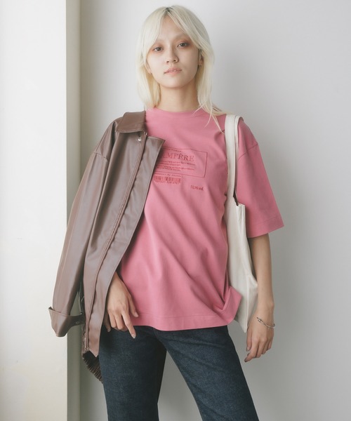 tシャツ EMILY IN PARIS × FUDGE / EMB S/S TEE / CHAMPERE レディース