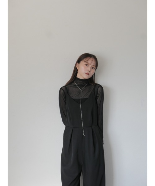 Reurie' オールインワン オリジナルタックサロペットパンツ