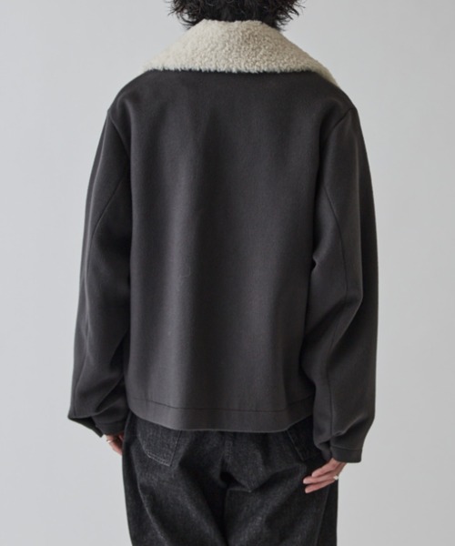 Lui's（ルイス） ブルゾン アウター ビーバーメルトン襟ボアブルゾン