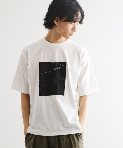 tk.TAKEO KIKUCHI tシャツ ボックス発泡ロゴTシャツ メンズ : ZOZOTOWN