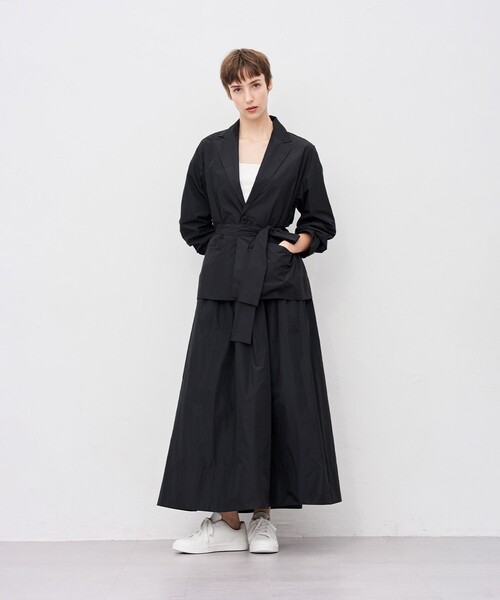 uncrave（アンクレイヴ） スカート メモリータフタ フレアスカート