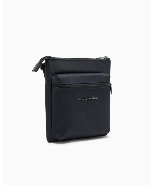 アルマーニエクスチェンジ ショルダーバッグ 2WAY ブラック ロゴ金具 アルマーニエクスチェンジ ショルダーバッグ 2WAY ブラック ロゴ
