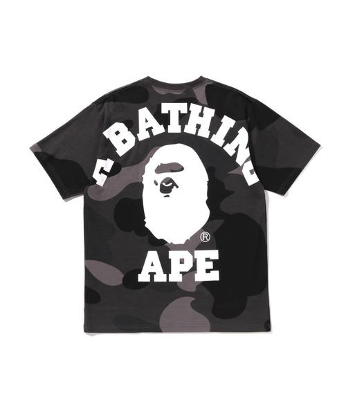 【24hタイムセール】A Bathing Ape 迷彩柄 Tシャツ felix A BATHING APE® Camo Big Ape Tシャツ | ブラック | FARFETCH JP