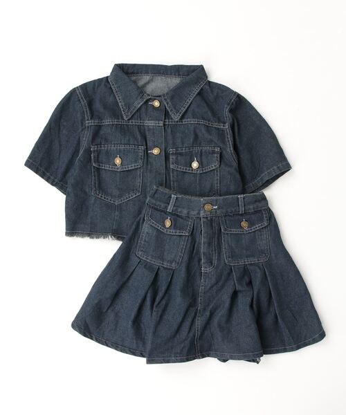 gossip!ロサンゼルス セットアップ デニムジャケット+ ミニ