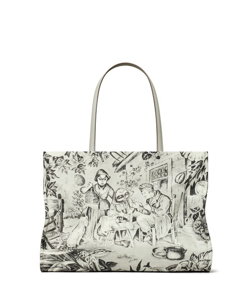 トリーバーチ　エラプリント　キャンバス　トート TORY BURCH トートバッグ エラ プリント スモール レディース