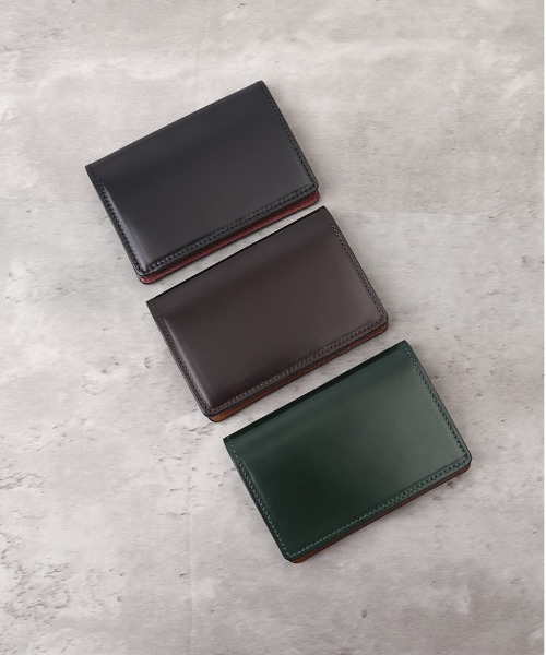 名刺入れ SUNAMURA日本製 高級レザー コードバン カードケース