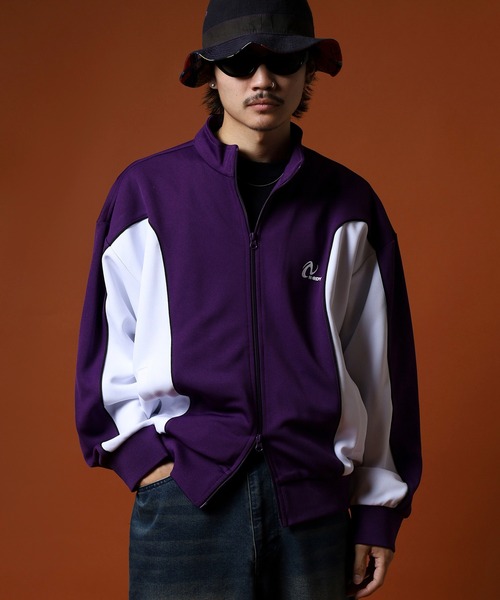 NERDY ジャージ ライントラックトップ レディース メンズ : ZOZOTOWN