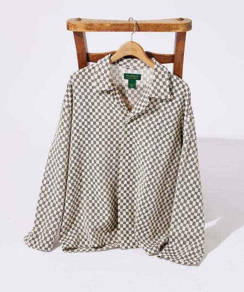 INDIA COTTON クロシェシャツ JOURNAL STANDARD relume シャツ INDIA COTTON クロシェシャツ