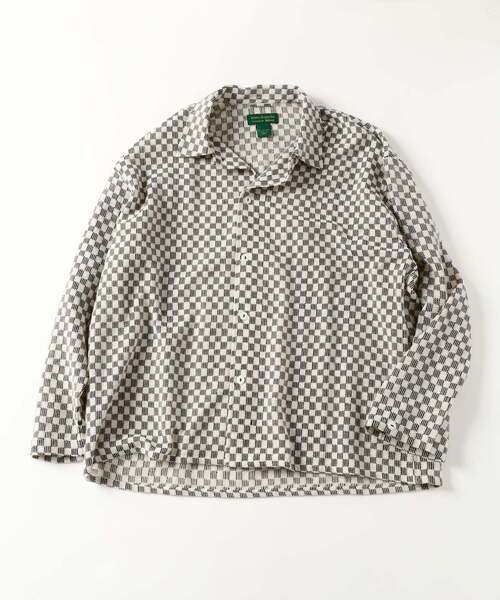 INDIA COTTON クロシェシャツ JOURNAL STANDARD relume シャツ INDIA COTTON クロシェシャツ