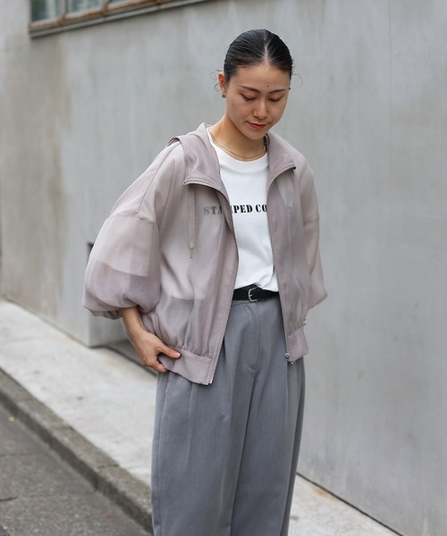 「COLONY 2139」 ジップアップブルゾン FREE ブラック レディース_画像4