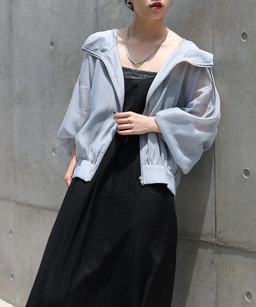 「COLONY 2139」 ジップアップブルゾン FREE ブラック レディース_画像8