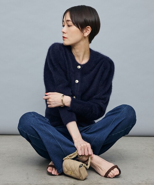 Laraaji（ララージ） カーディガン カシミヤボックス袖2WAY