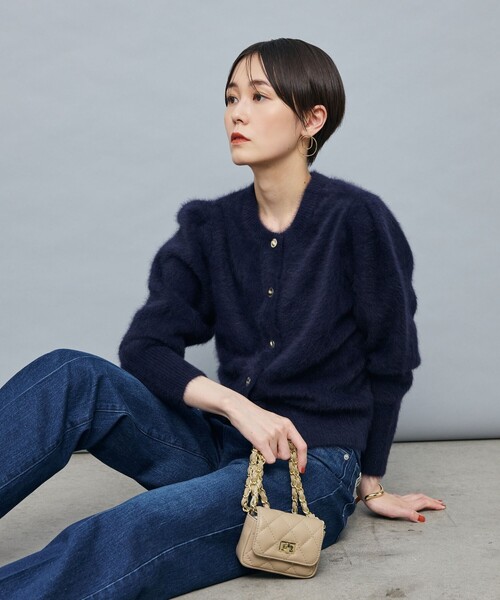 Laraaji（ララージ） カーディガン カシミヤボックス袖2WAY