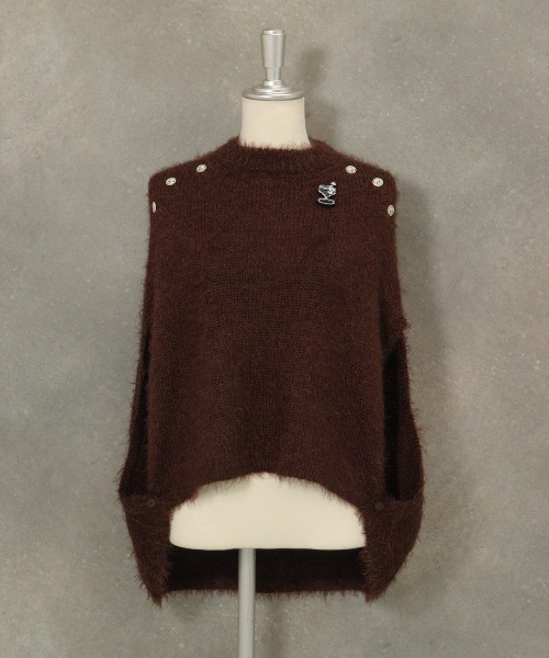 STUDIO PICONE（スタジオピッコーネ） ベスト ジレ ウール混フェザー