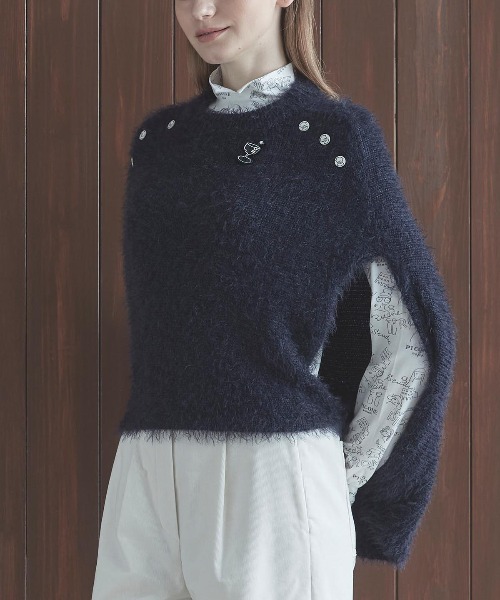 STUDIO PICONE（スタジオピッコーネ） ベスト ジレ ウール混フェザー