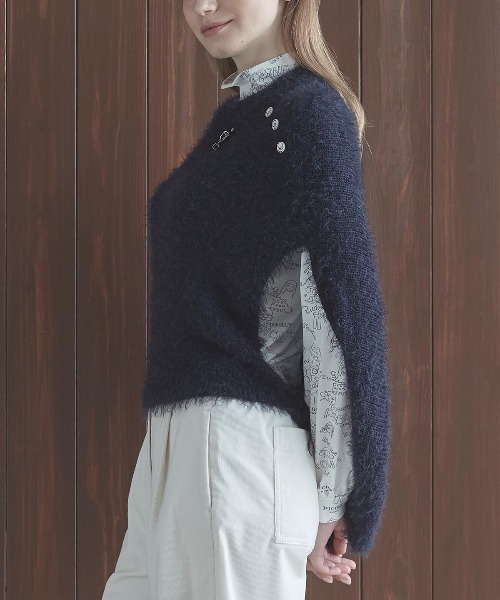 STUDIO PICONE（スタジオピッコーネ） ベスト ジレ ウール混フェザー