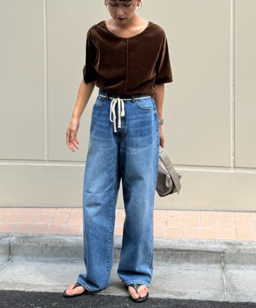 チャオパニックティピー　vintagedenim ワイドストレートデニム CIAOPANIC TYPY（チャオパニックティピー）の「【OLIVER