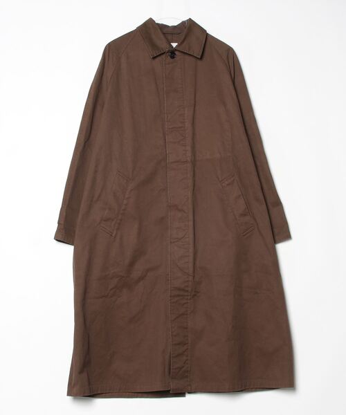 HARROW TOWN STORES ステンカラーコート - ブラウン メンズ : ZOZOTOWN
