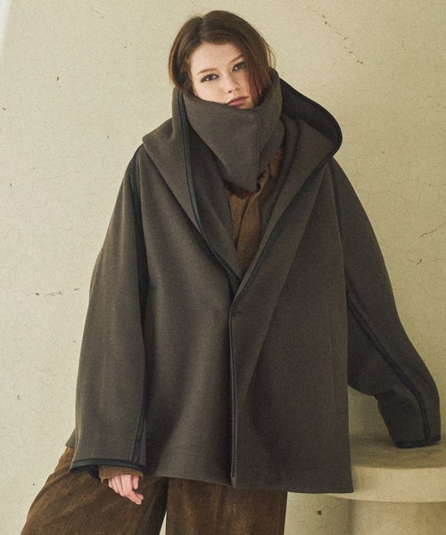 Casper John（キャスパージョン） チェスターコート コート Stole robe