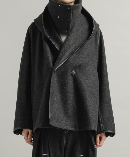 Casper John（キャスパージョン） チェスターコート コート Stole robe