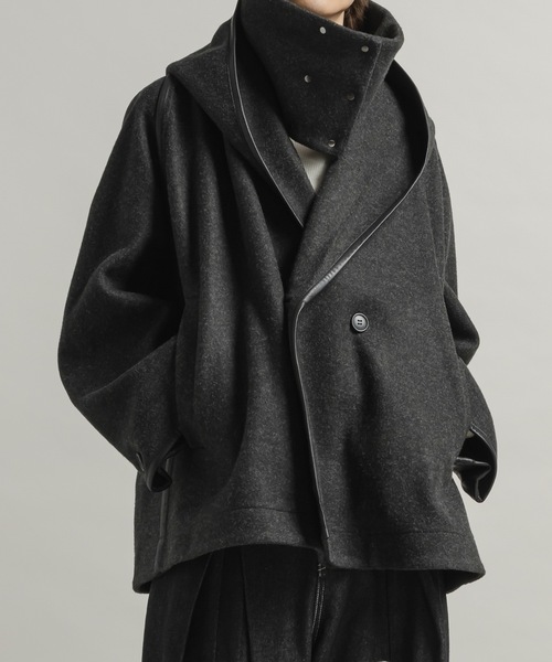 Casper John　チェスターコート　サイズS Casper John（キャスパージョン） チェスターコート コート Stole robe