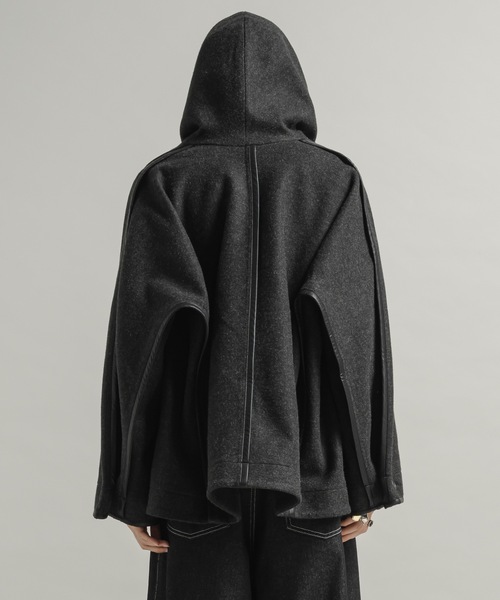 Casper John　チェスターコート　サイズS Casper John（キャスパージョン） チェスターコート コート Stole robe