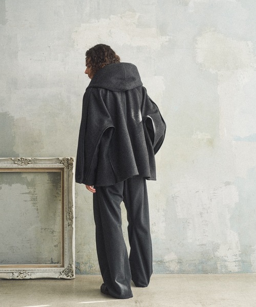 Casper John（キャスパージョン） チェスターコート コート Stole robe