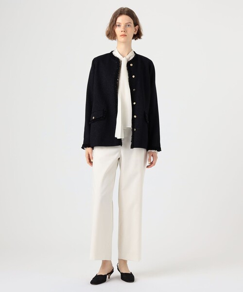 Ballsey ジャケット ノーカラージャケット クレストドビー V