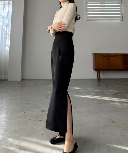 「Louere」 ロングスカート MEDIUM アイボリー レディース_画像5