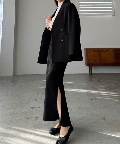 「Louere」 ロングスカート MEDIUM アイボリー レディース_画像7