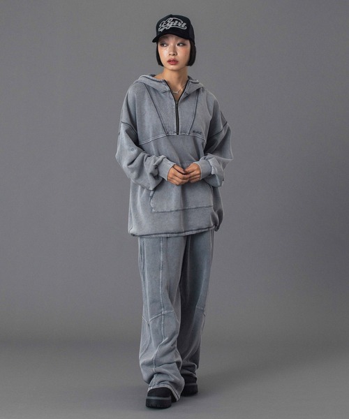 【新品未使用】HOMME girls スウェット X-girl（エックスガール） スウェットパンツ ジャージ BLEACHED SWEAT