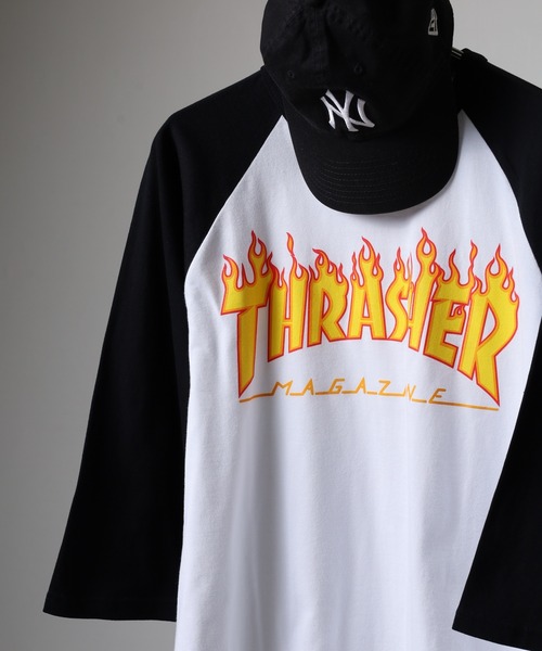 THRASHER（スラッシャー） スマホショルダー tシャツ THRASHER 5.6oz