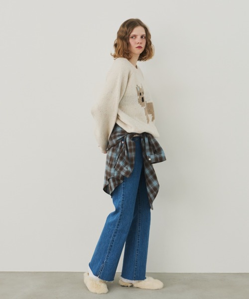 Unitage（ユニテージ） ニット セーター オーバーサイズワンにゃん