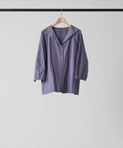 「conges payes ADIEU TRISTESSE」 7分袖ブラウス - ブルー レディース_画像3