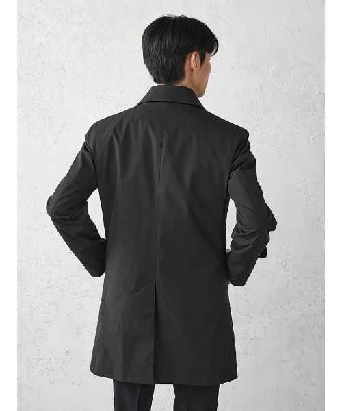クリスマス特価！大幅値下げ！SUIT SELECT ステンカラーコート ブラック セール】3WAYパッカブルスタンドカラーコート（ステンカラーコート
