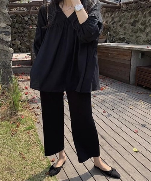 「Dream garden」 7分袖ブラウス X-LARGE ホワイト レディース_画像8