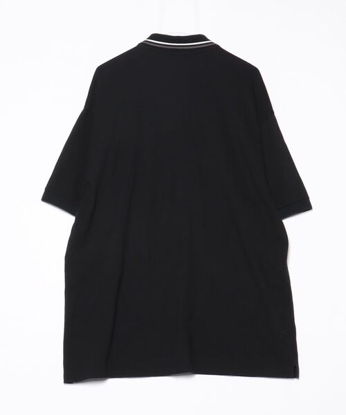 「FRED PERRY」 半袖ポロシャツ X-LARGE ブラック メンズの画像