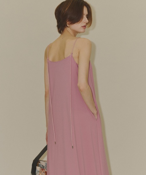 ワンピース Ballon hem strechy dress / バルーンヘムストレッチドレス ワンピース Ballon hem strechy dress / バルーンヘムストレッチドレス