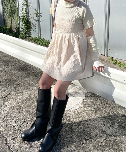 「Alley by w closet」 ノースリーブチュニック FREE ライトブルー レディース_画像3