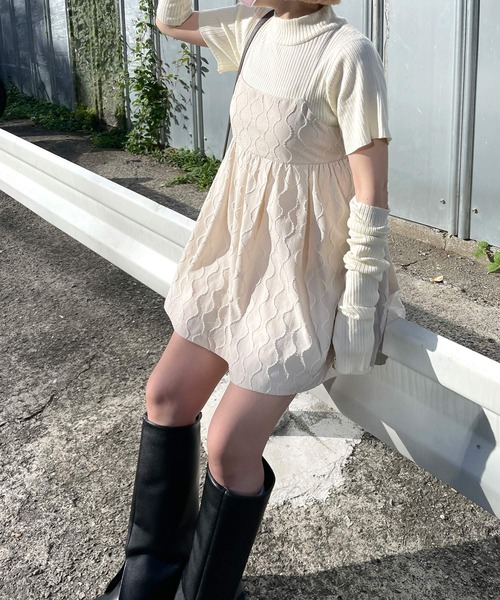 「Alley by w closet」 ノースリーブチュニック FREE ライトブルー レディース_画像4
